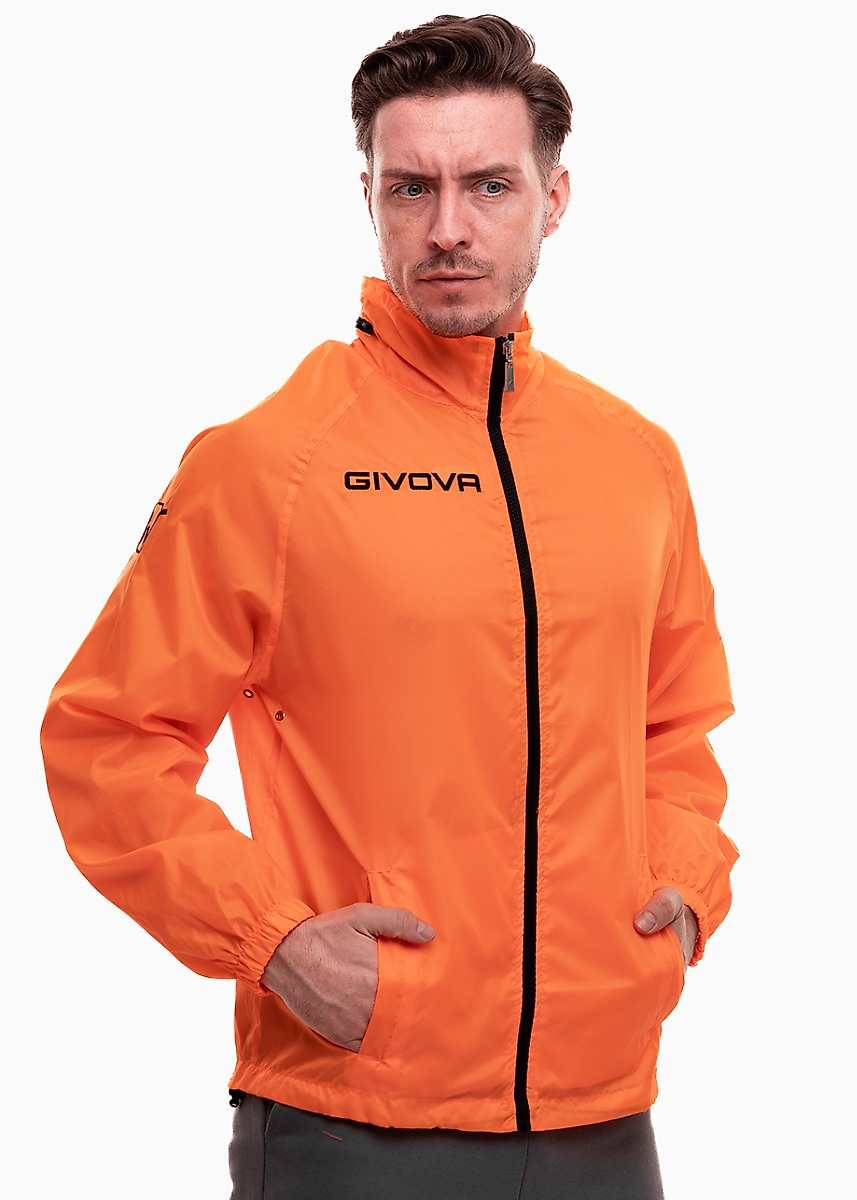 Givova Regenjacke Rain Basico Fluo RJ001 0028