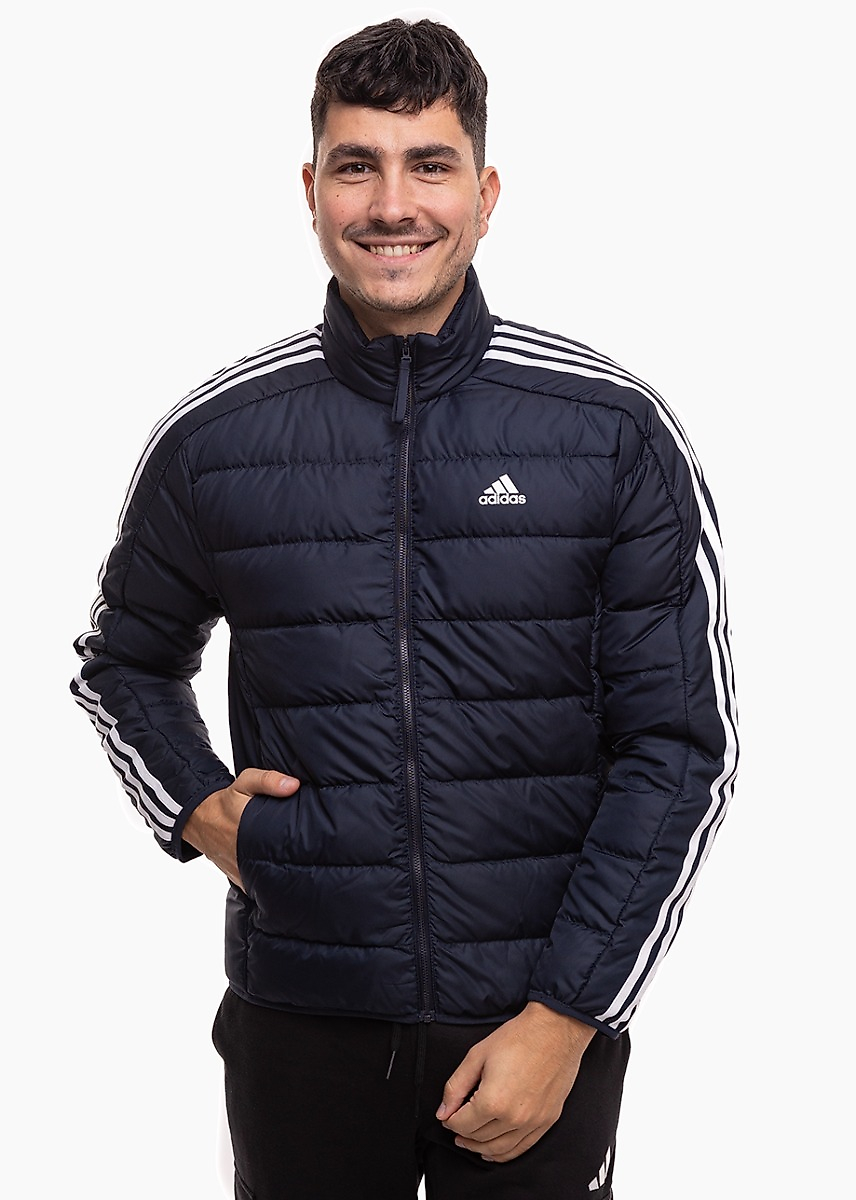 adidas Herrenjacke Essentials 3-Stripes Light Down IK3205