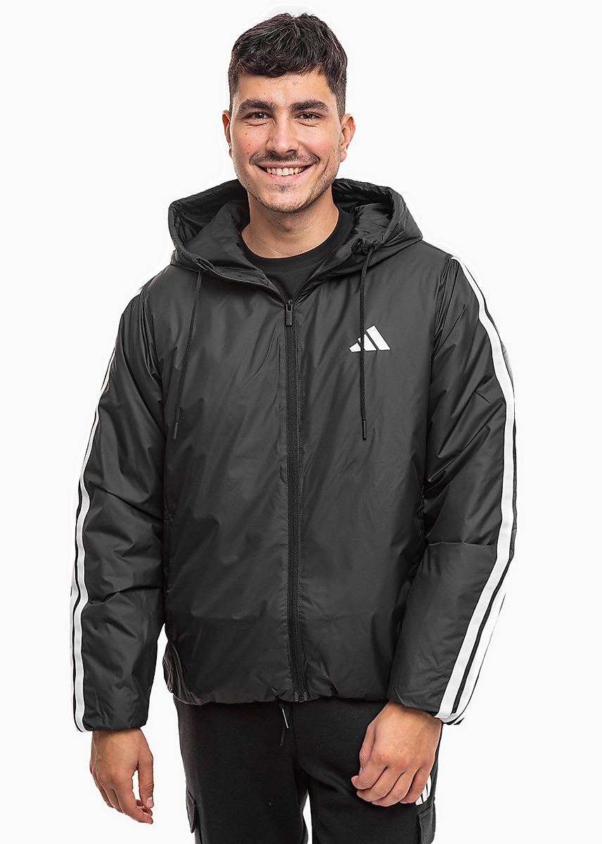 adidas Herrenjacke Essentials Climawarm 3 Stripes Insulated Hooded JM4042