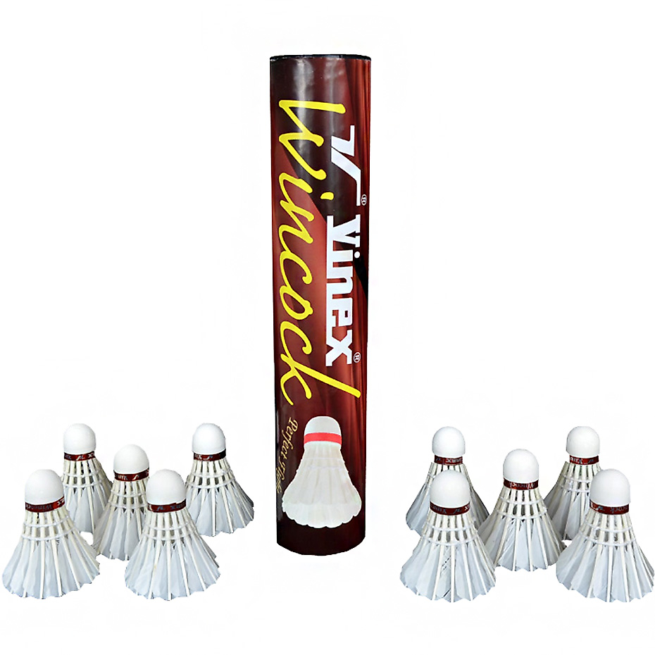 NO10 Badminton FederbälleVinex Wincock 10pcs VSCO-W10