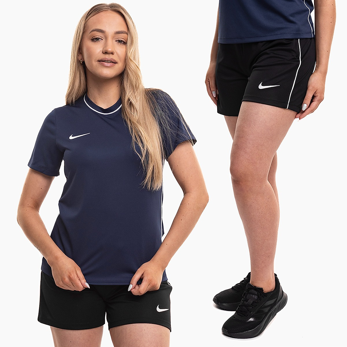 Nike Damen Sportset Trikot Shorts Dri-Fit Park 26 HM7160 410/HM7162 010