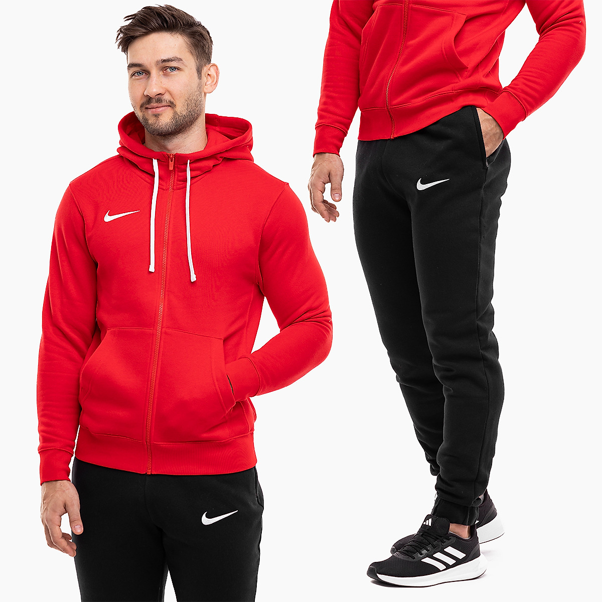 Nike Herren Trainingsanzug Park 20 Full Zip Hoodie CW6887 657 / CW6907 010