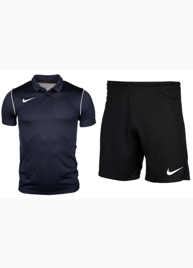 Nike Kinder Sport-Set T-shirt Kurze Hose Dry Park 20 Polo Youth BV6903 451/BV6865 010 Nike Kinder Sport-Set T-shirt Kurze Hose Dry Park 20 Polo Youth BV6903 451/BV6865 010