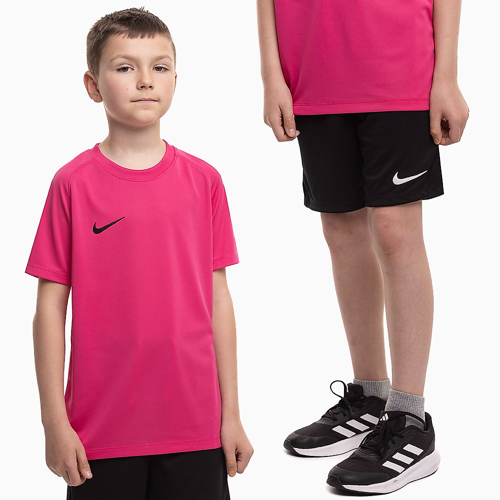 Nike Kinder Sportset T-Shirt Shorts Dri Fit Park VIII HV8182 616/BV6865 010
