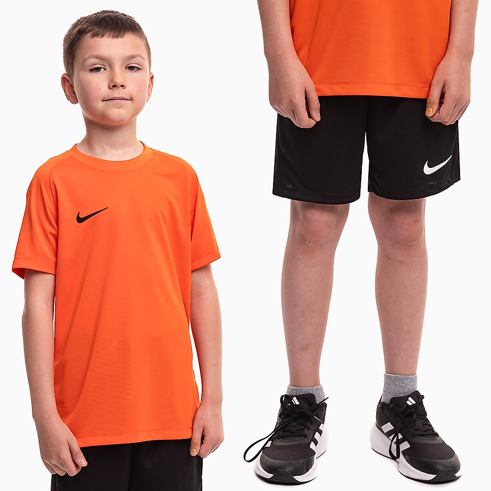 Nike Kinder Sportset T-Shirt Shorts Dri Fit Park VIII HV8182 819/BV6865 010