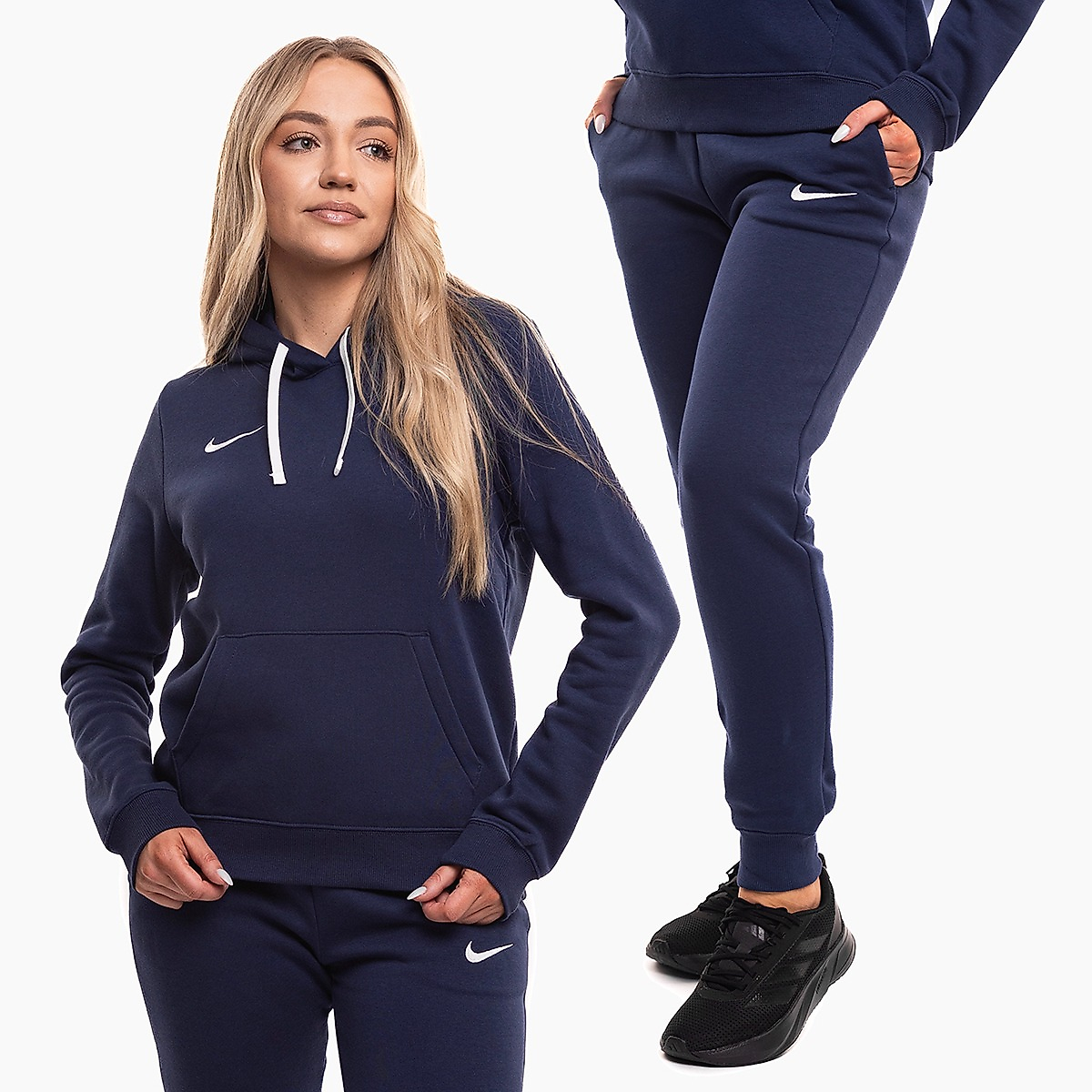 Nike Damen Trainingsanzug Park 26 Fleece Hoodie IB1224 410/IB1250 410