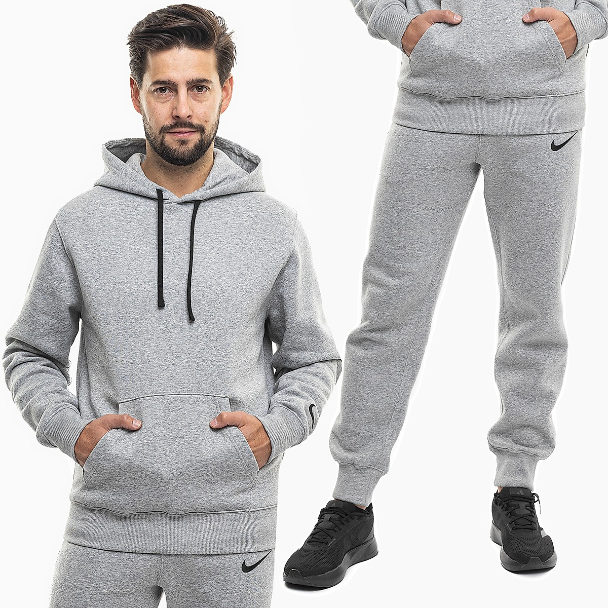 Nike Herren Trainingsanzug Park 26 Fleece Pull Over Hooded IO9035 063/IB1248 063