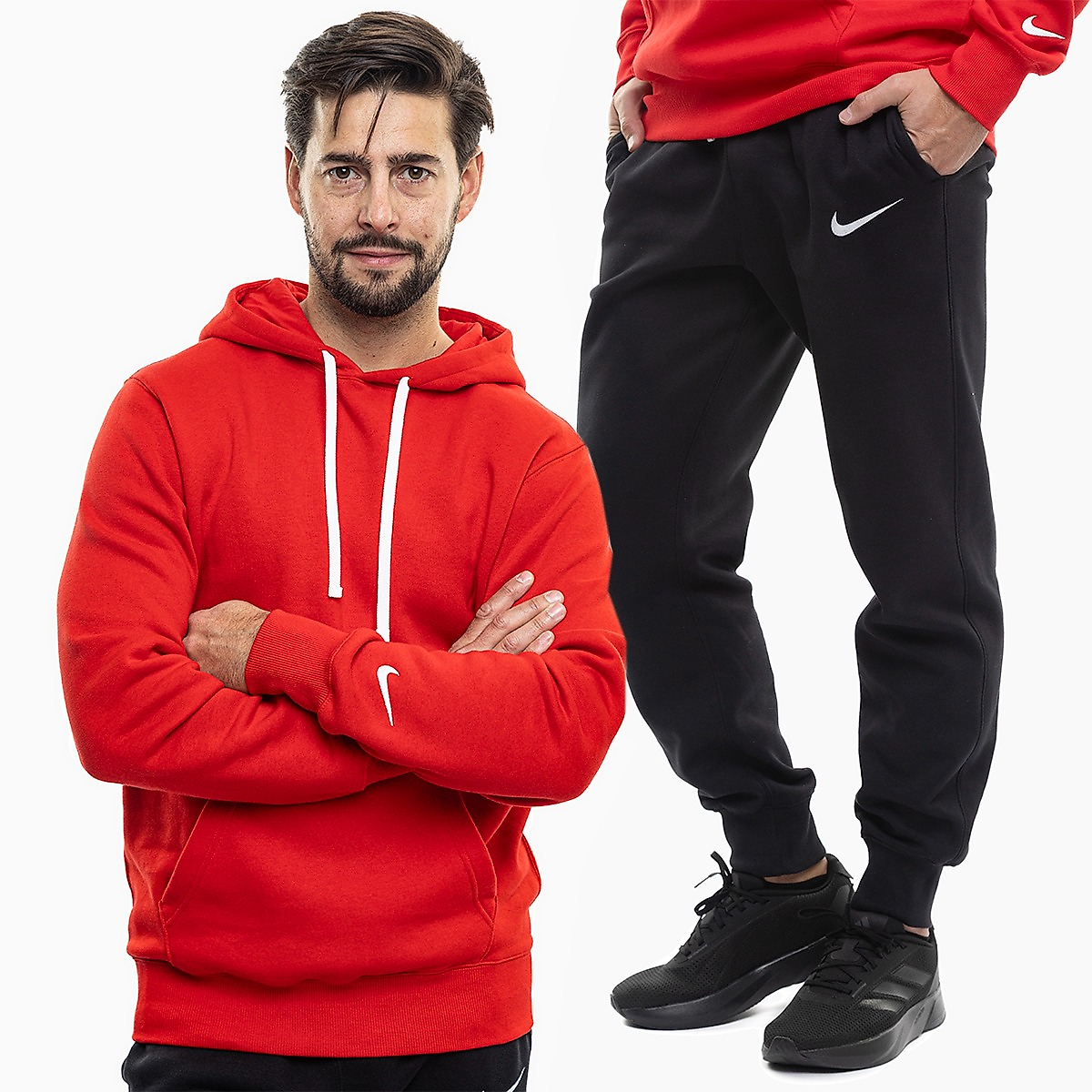 Nike Herren Trainingsanzug Park 26 Fleece Pull Over Hooded IO9035 657/IB1248 010