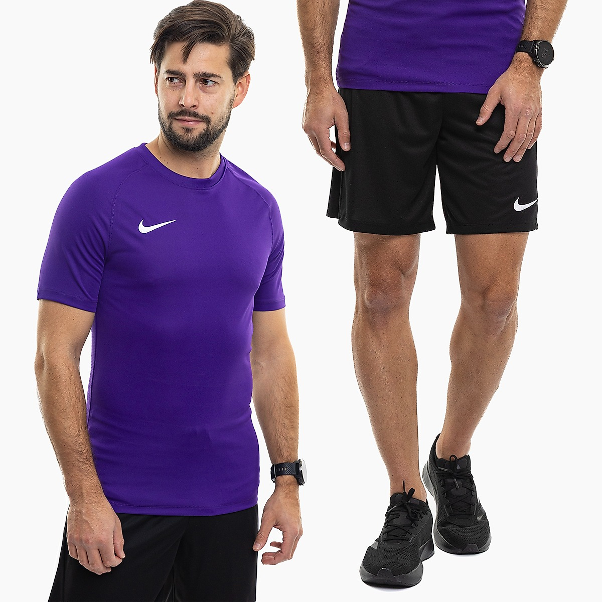 Nike Herren Sportbekleidung Trikot Shorts Park VIII Jersey HV8173 547/BV6855 010