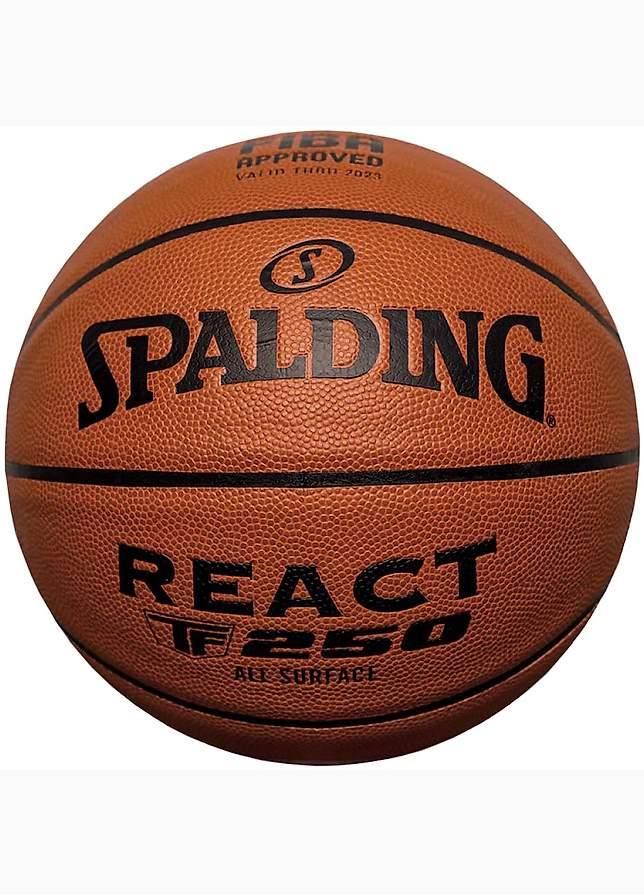Spalding Basketball React TF-250 Logo Fiba 76967Z Spalding Basketball React TF-250 Logo Fiba 76967Z