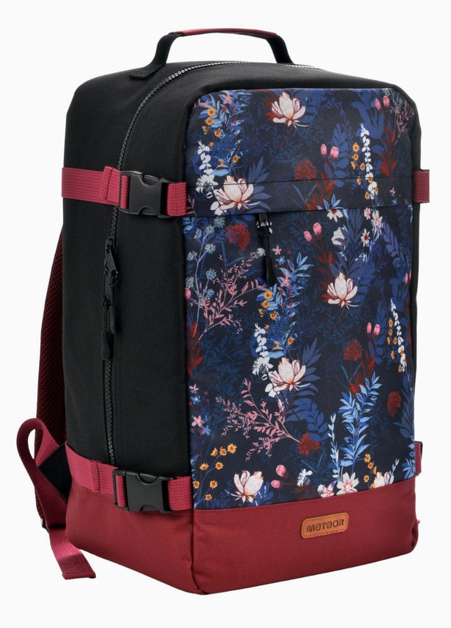 Meteor Kabinenrucksack Hermod Floral 16877 Meteor Kabinenrucksack Hermod Floral 16877