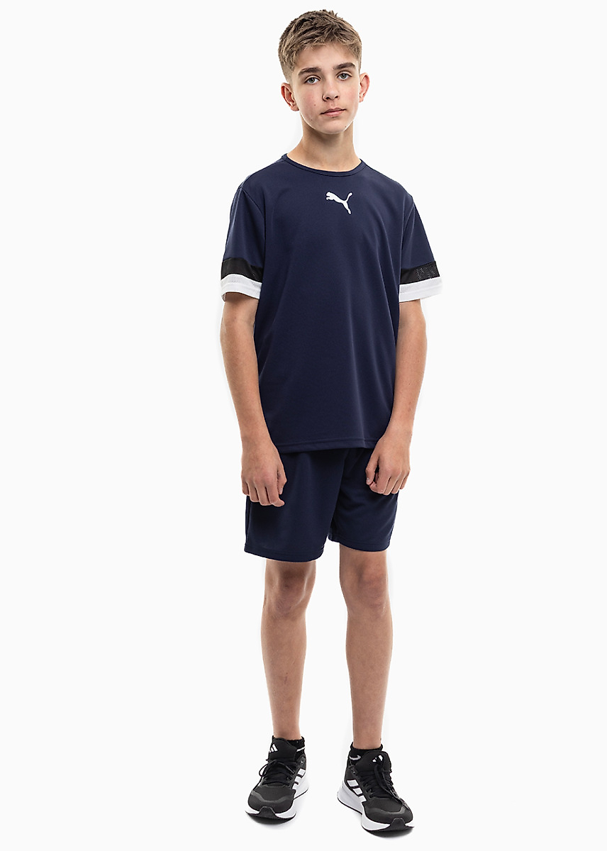PUMA Kinder Sport-Set T-shirt Kurze Hose teamRISE Jersey Jr 704938 06/704943 06