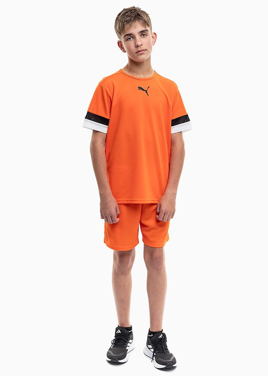 PUMA Kinder Sport-Set T-shirt Kurze Hose teamRISE Jersey Jr 704938 08/704943 08