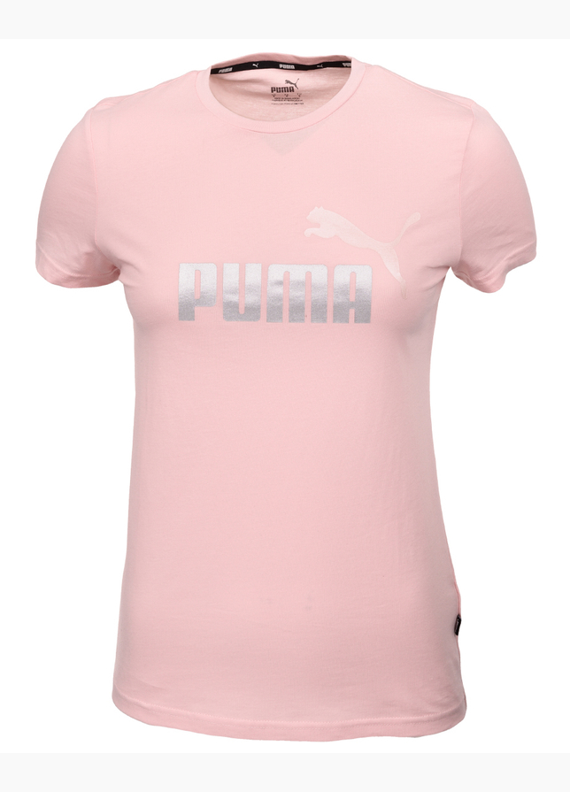 PUMA Damen T-Shirt ESS+Metallic Logo Tee 586890 36 PUMA Damen T-Shirt ESS+Metallic Logo Tee 586890 36