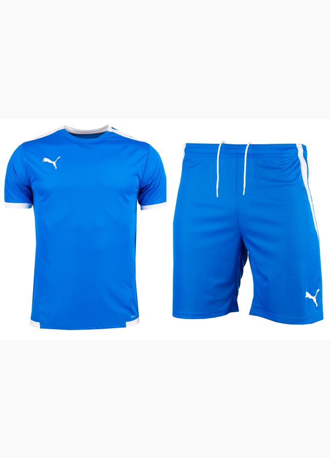 PUMA Sport-Set T-shirt Kurze Hose teamLIGA Jersey 704917 02/704924 02 PUMA Sport-Set T-shirt Kurze Hose teamLIGA Jersey 704917 02/704924 02