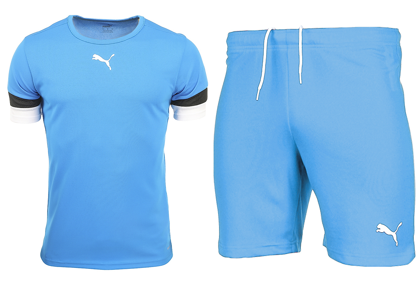 PUMA Sport-Set T-shirt Kurze Hose teamRISE Jersey 704932 02/704942 02