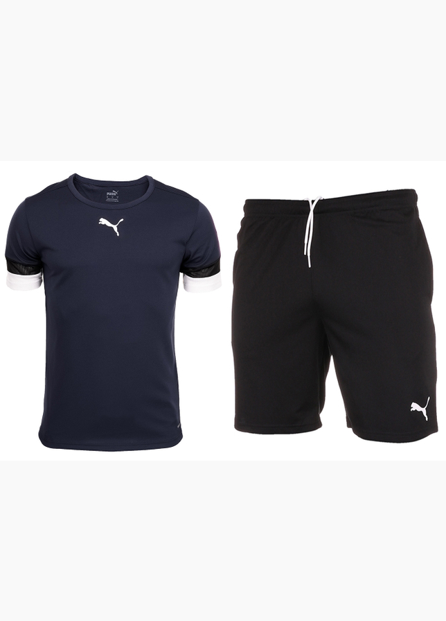 PUMA Sport-Set T-shirt Kurze Hose teamRISE Jersey 704932 06/704942 04 PUMA Sport-Set T-shirt Kurze Hose teamRISE Jersey 704932 06/704942 04