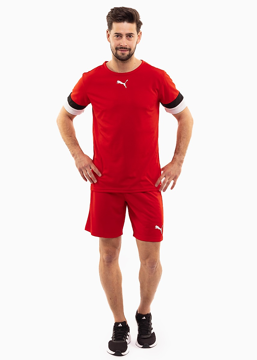 PUMA Sport-Set T-shirt Kurze Hose teamRISE Jersey 704932 01/704942 01