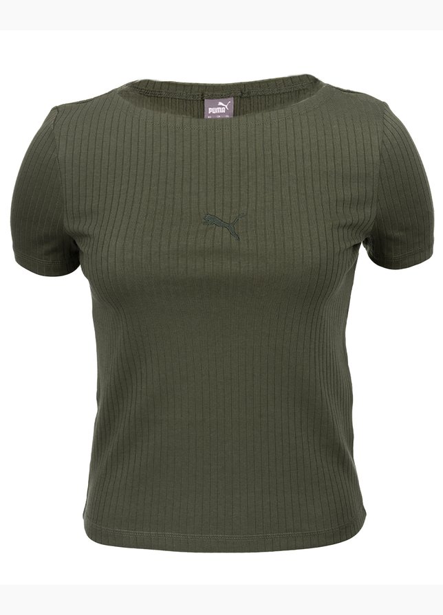 PUMA Damen T-Shirt HER Ribbed Slim Tee 531917 44 PUMA Damen T-Shirt HER Ribbed Slim Tee 531917 44