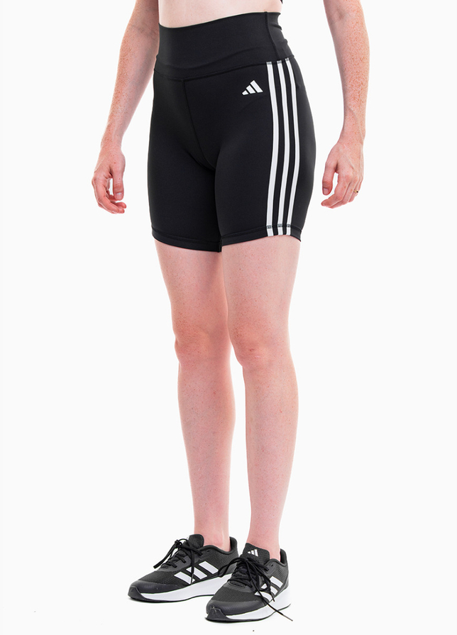 adidas Damen kurze Hose Training Essentials 3-Stripes High-Waisted HK9964 adidas Damen kurze Hose Training Essentials 3-Stripes High-Waisted HK9964