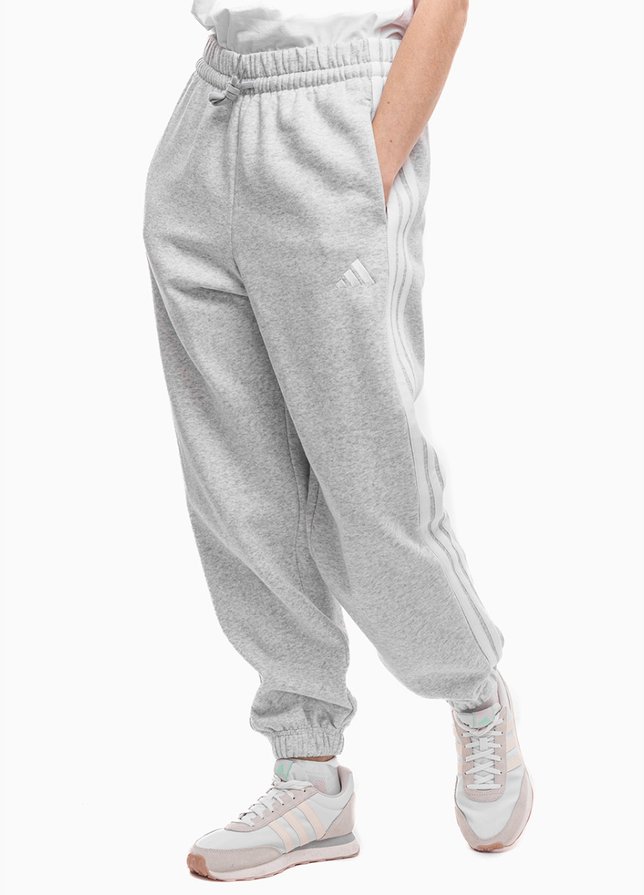 adidas Damenhose Essentials 3-Stripes Fleece Loose-Fit IN6178 adidas Damenhose Essentials 3-Stripes Fleece Loose-Fit IN6178
