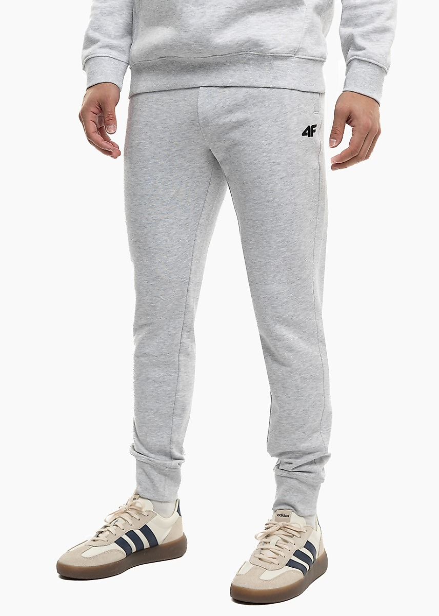 Herren Hose 4F CAS M1674 kühles Hellgrau-Melange 4FWMM00TTROM1674 27M