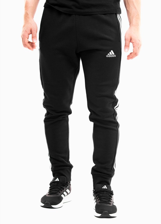adidas Herrenhose Essentials French Terry Tapered Cuff 3-Stripes HA4337 adidas Herrenhose Essentials French Terry Tapered Cuff 3-Stripes HA4337