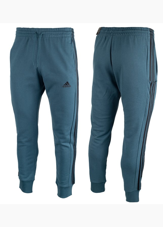 adidas Herrenhose Essentials French Terry Tapered Cuff 3-Stripes IJ8698 adidas Herrenhose Essentials French Terry Tapered Cuff 3-Stripes IJ8698