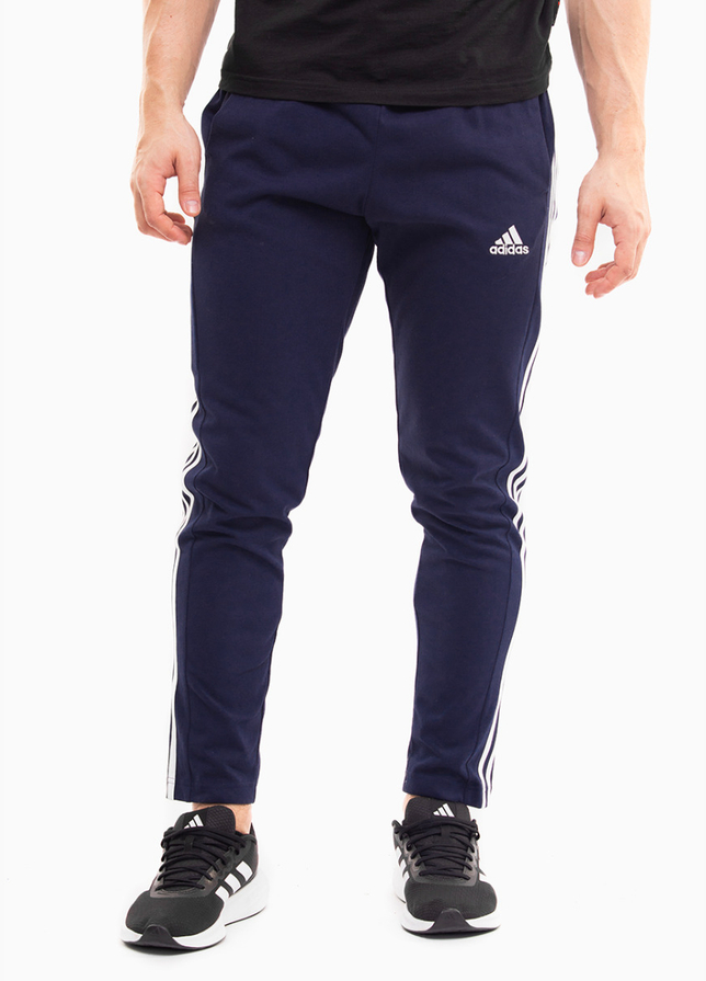 adidas Herrenhose Essentials Single Jersey Tapered Open Hem 3-Stripes IC0045 adidas Herrenhose Essentials Single Jersey Tapered Open Hem 3-Stripes IC0045
