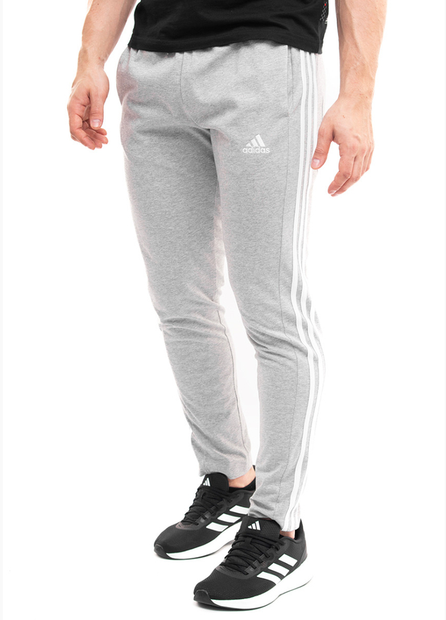 adidas Herrenhose Essentials Single Jersey Tapered Open Hem 3-Stripes IC0046 adidas Herrenhose Essentials Single Jersey Tapered Open Hem 3-Stripes IC0046