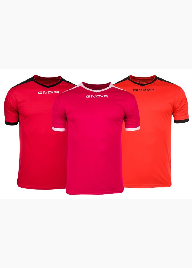 Givova T-Shirt Satz Revolution Interlock MAC04 0110/1210/1003 Givova T-Shirt Satz Revolution Interlock MAC04 0110/1210/1003