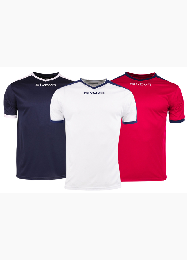 Givova T-Shirt Satz Revolution Interlock MAC04 0304/1204/0403 Givova T-Shirt Satz Revolution Interlock MAC04 0304/1204/0403