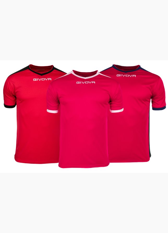 Givova T-Shirt Satz Revolution Interlock MAC04 1203/1204/1210 Givova T-Shirt Satz Revolution Interlock MAC04 1203/1204/1210