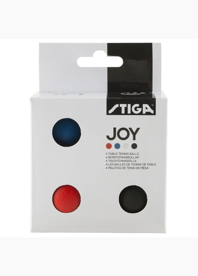 Stiga Tischtennisbälle Joy 4pcs Mix Stiga Tischtennisbälle Joy 4pcs Mix